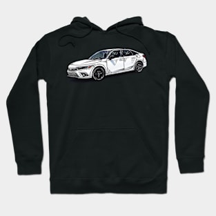 Car H Logo Hoodie